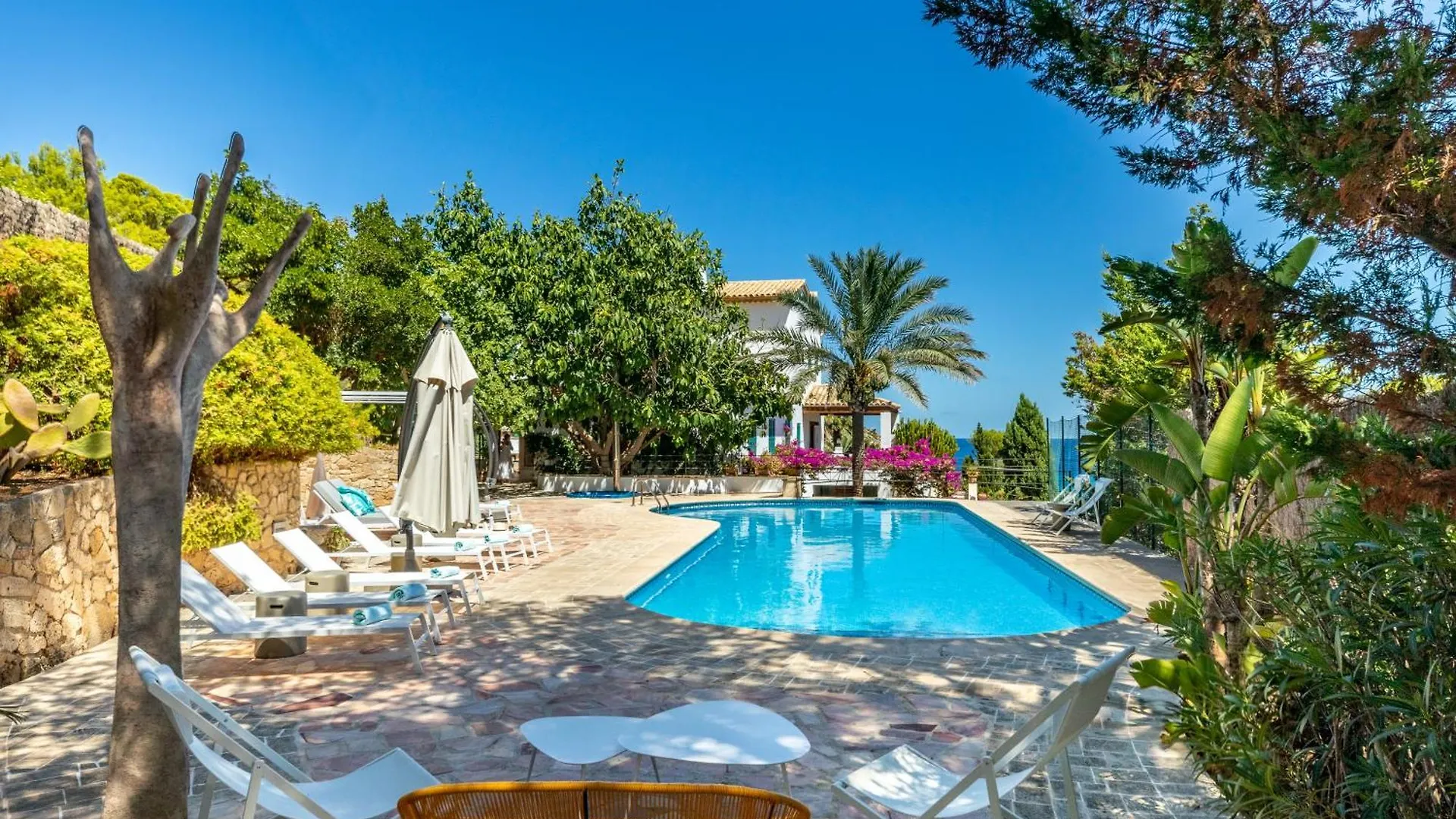 Villa Cavall Bernat Con Vistas Al Mar Cala de Sant Vicenc 스페인